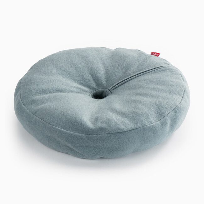 Hoopo Donut Cat Bed Gray Blue
