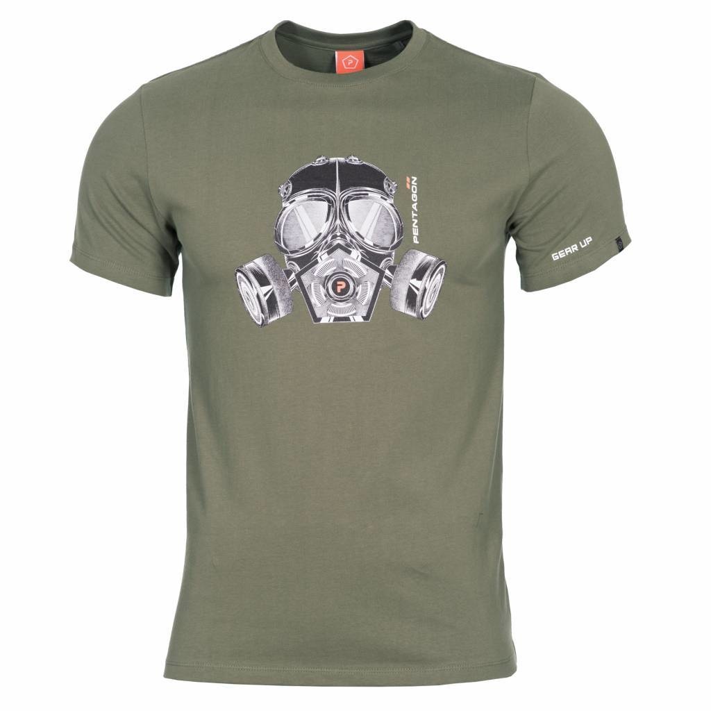 Gas Mask T-Shirt (Olive)