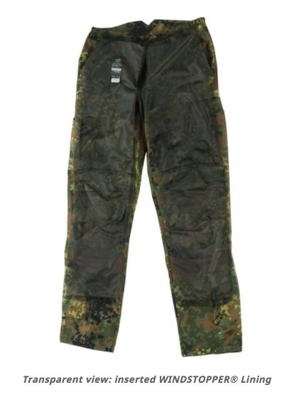 Windstopper Lining Pants (Black)
