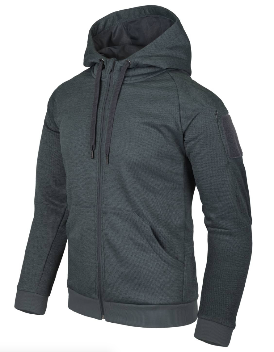 Urban Tactical Hoodie (Fullzip) (Black/Grey Melange)
