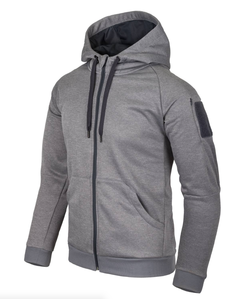 Urban Tactical Hoodie (Fullzip) (Black/Grey Melange)
