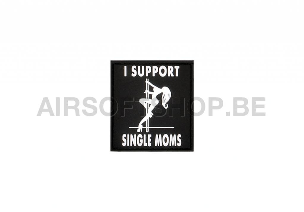 I Support Single Moms PVC Patch (SWAT)