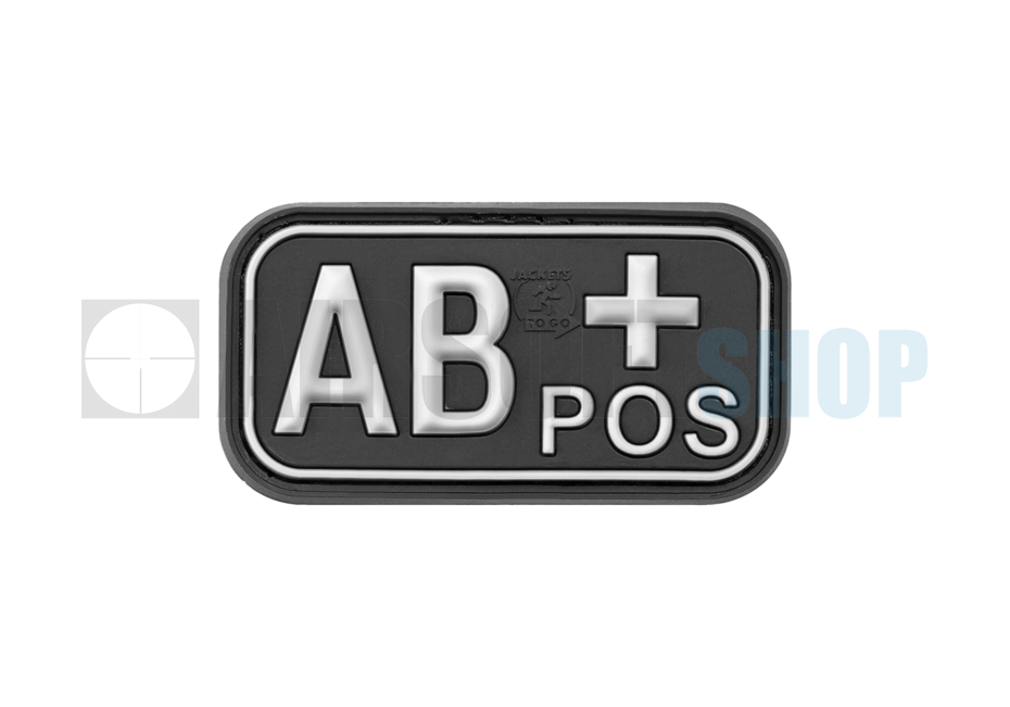 Bloodtype Rubber Patch AB POS (SWAT)