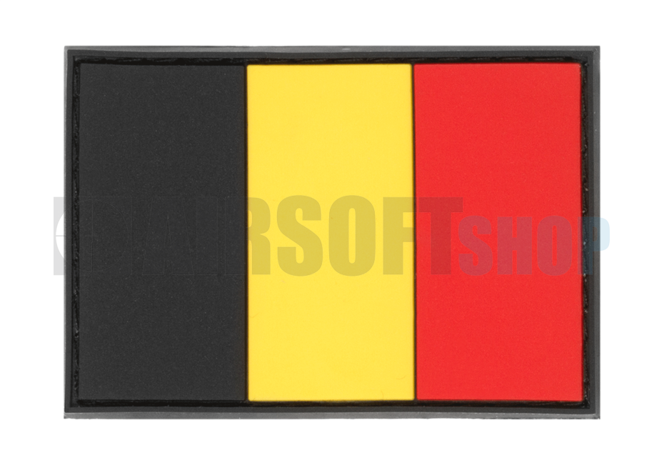 Belgium Flag Rubber Patch