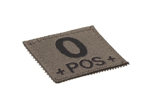 O POS Bloodgroup Patch (RAL7013)
