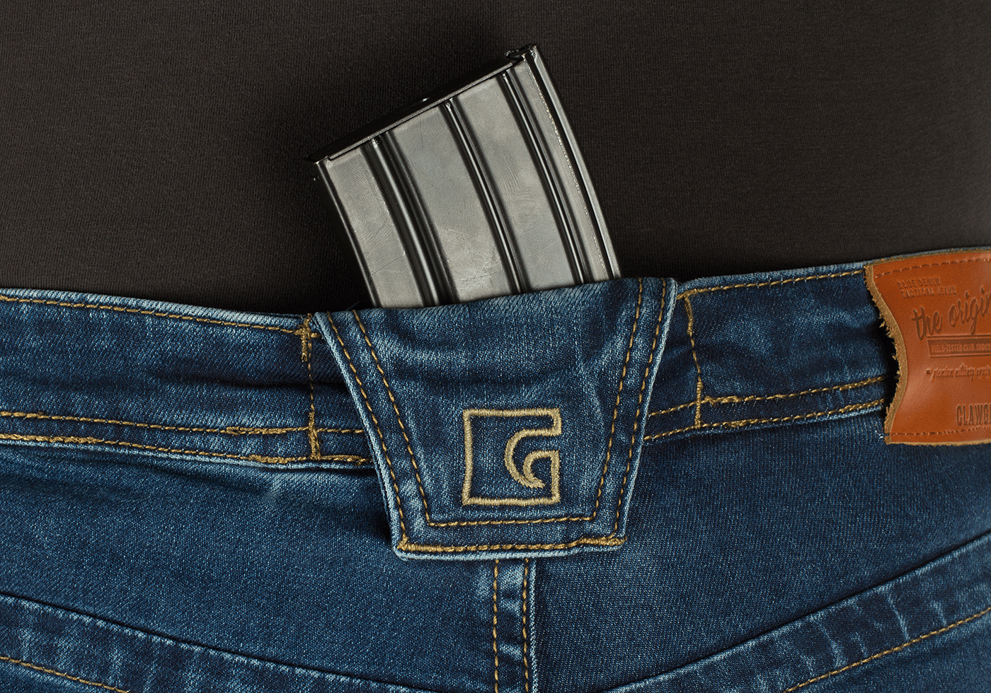 Blue Denim Tactical Flex Jeans (Sapphire)