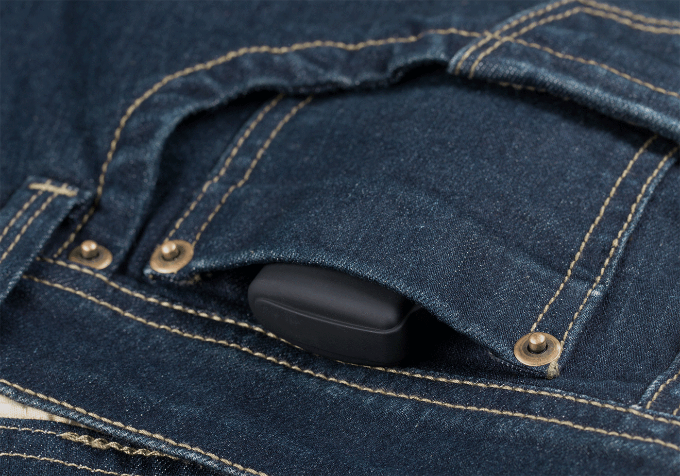 Blue Denim Washed Tactical Flex Jeans (Midnight)