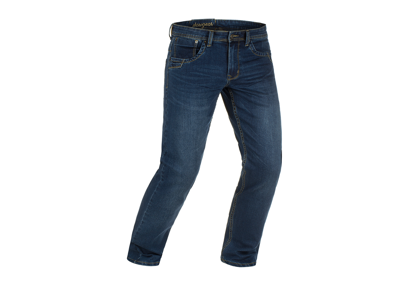 Blue Denim Washed Tactical Flex Jeans (Sapphire)