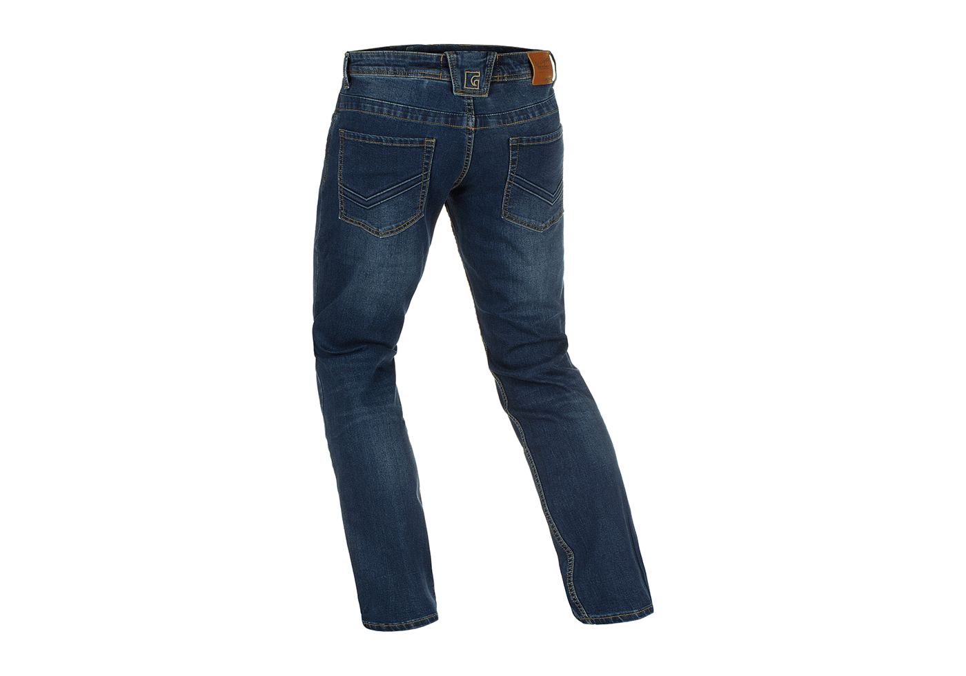 Blue Denim Washed Tactical Flex Jeans (Sapphire)