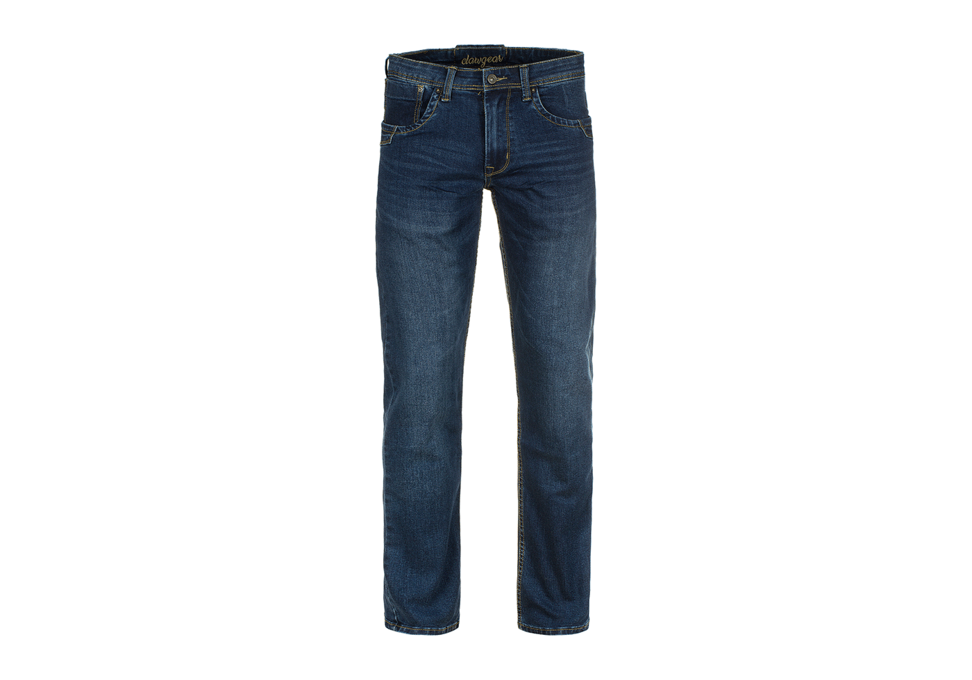 Blue Denim Washed Tactical Flex Jeans (Sapphire)