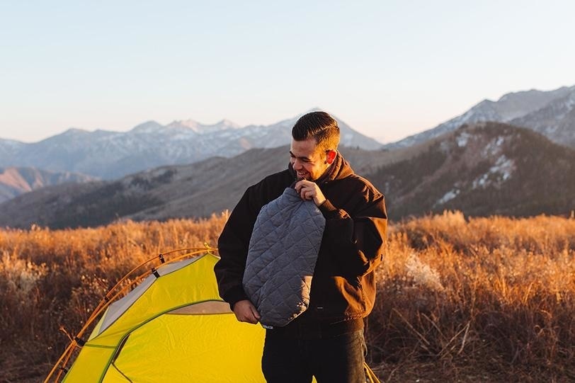 Luxe Camping Pillow (Grey)