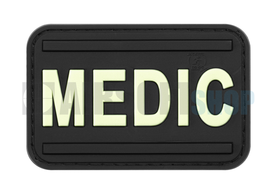 Medic PVC Patch (Glow In The Dark)