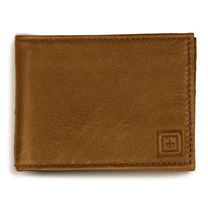 MERU Bifold Leather Wallet (Brown)