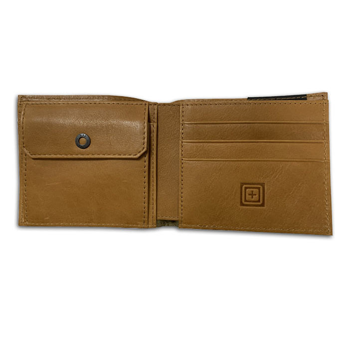 MERU Bifold Leather Wallet (Brown)