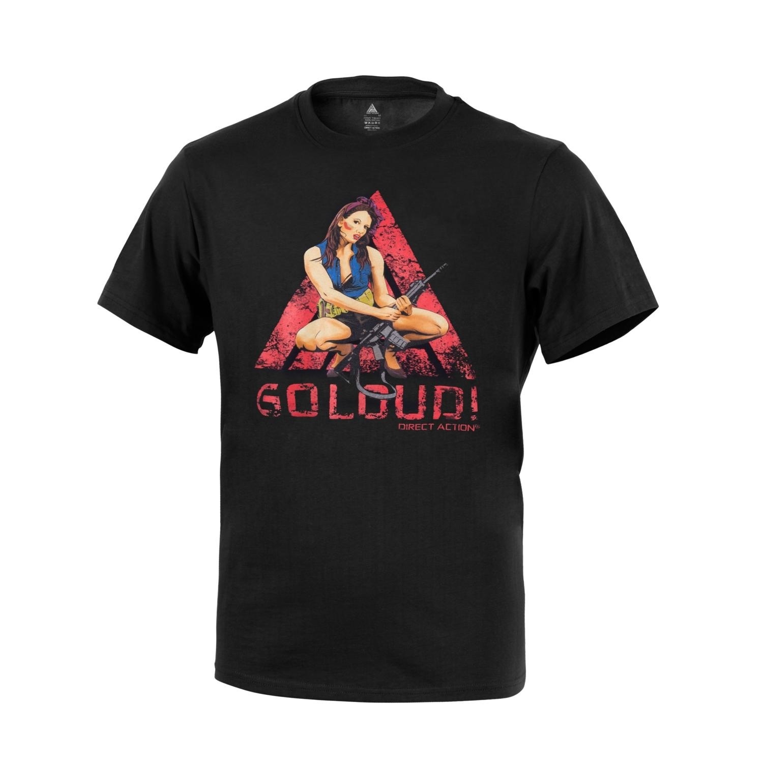 Direct Action Girl T-Shirt (Black)