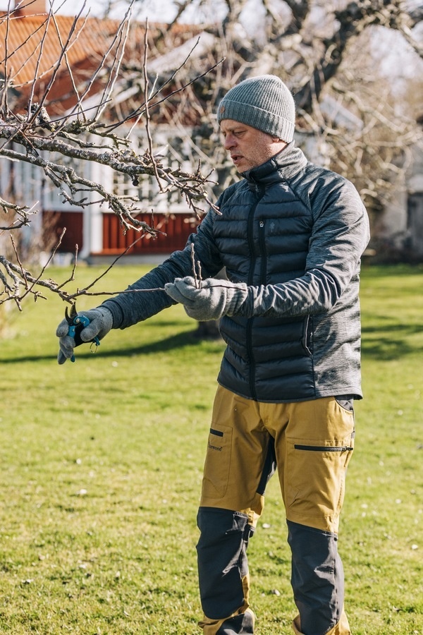 Abisko Hybrid Power Fleece Jas (Klavergroen/Donkergroen)