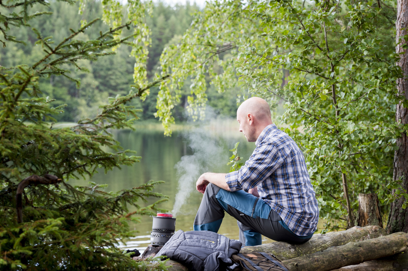 Caribou TC Broek (Mosterd/Antraciet)