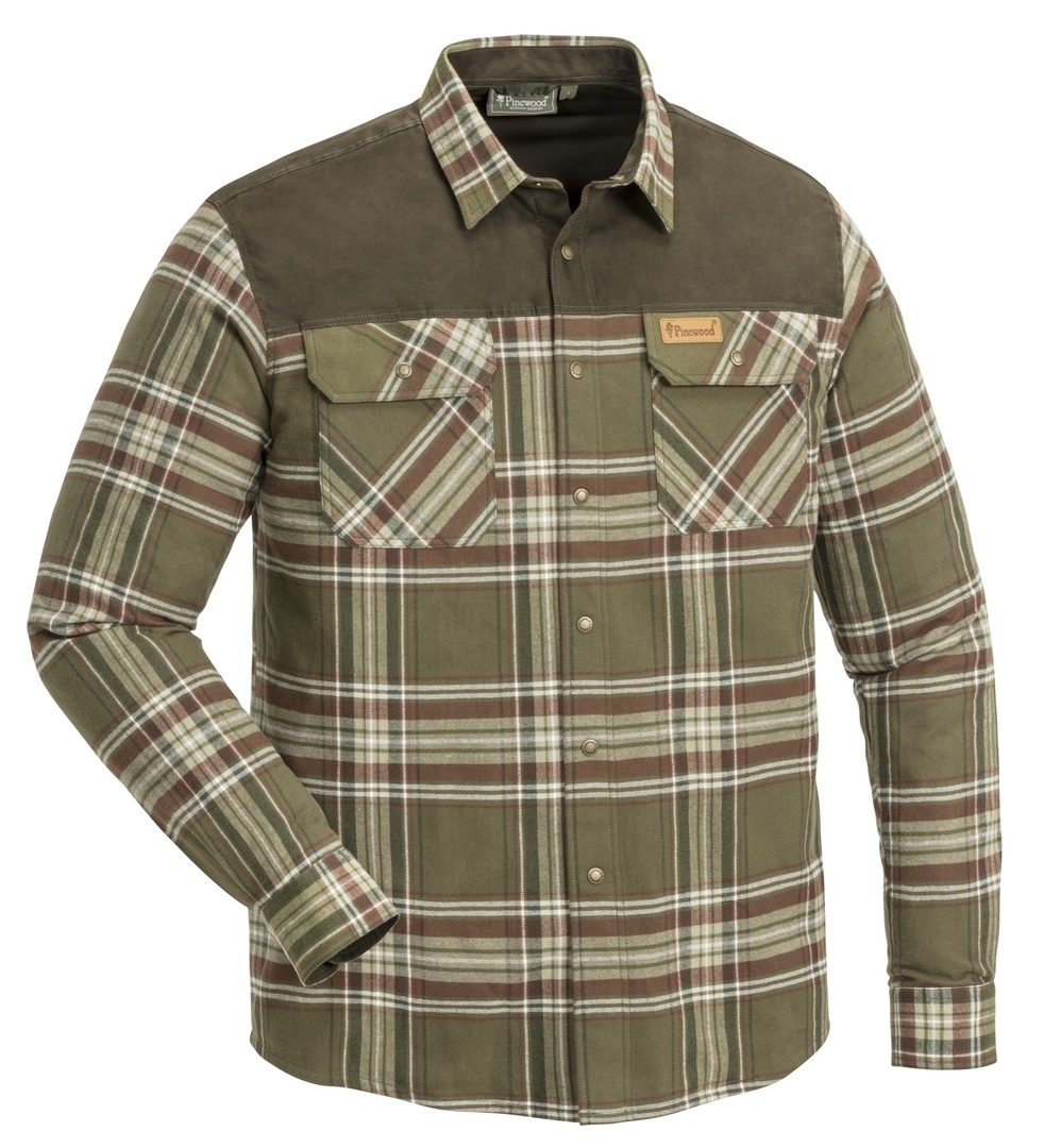 Douglas Hemd (Suede Bruin/Khaki)