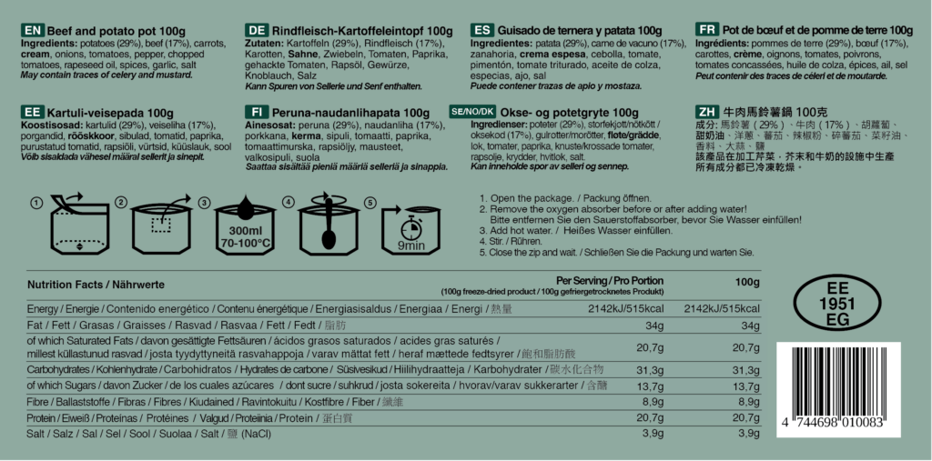 Beef and Potato Pot 100g