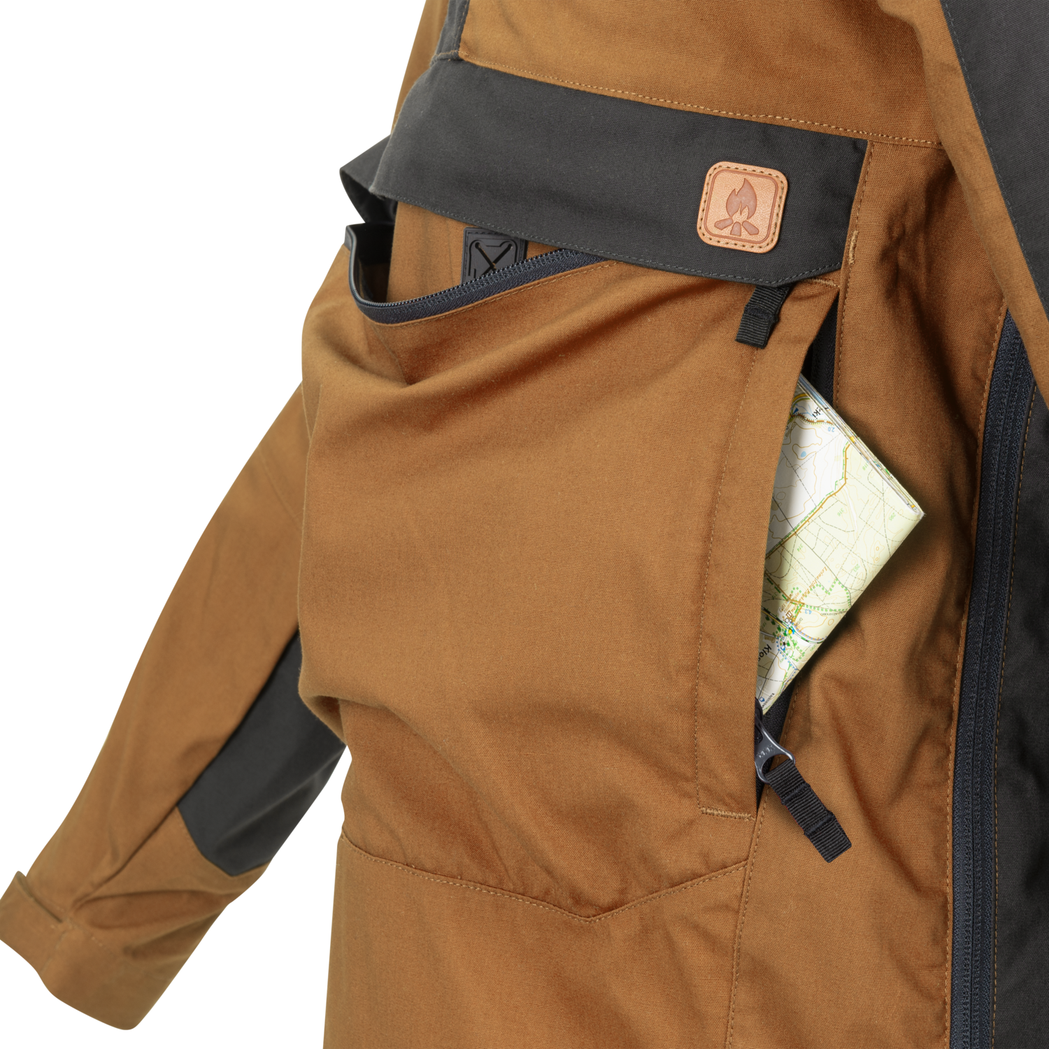 Woodsman Anorak Jacket (Coyote/Ash Grey)