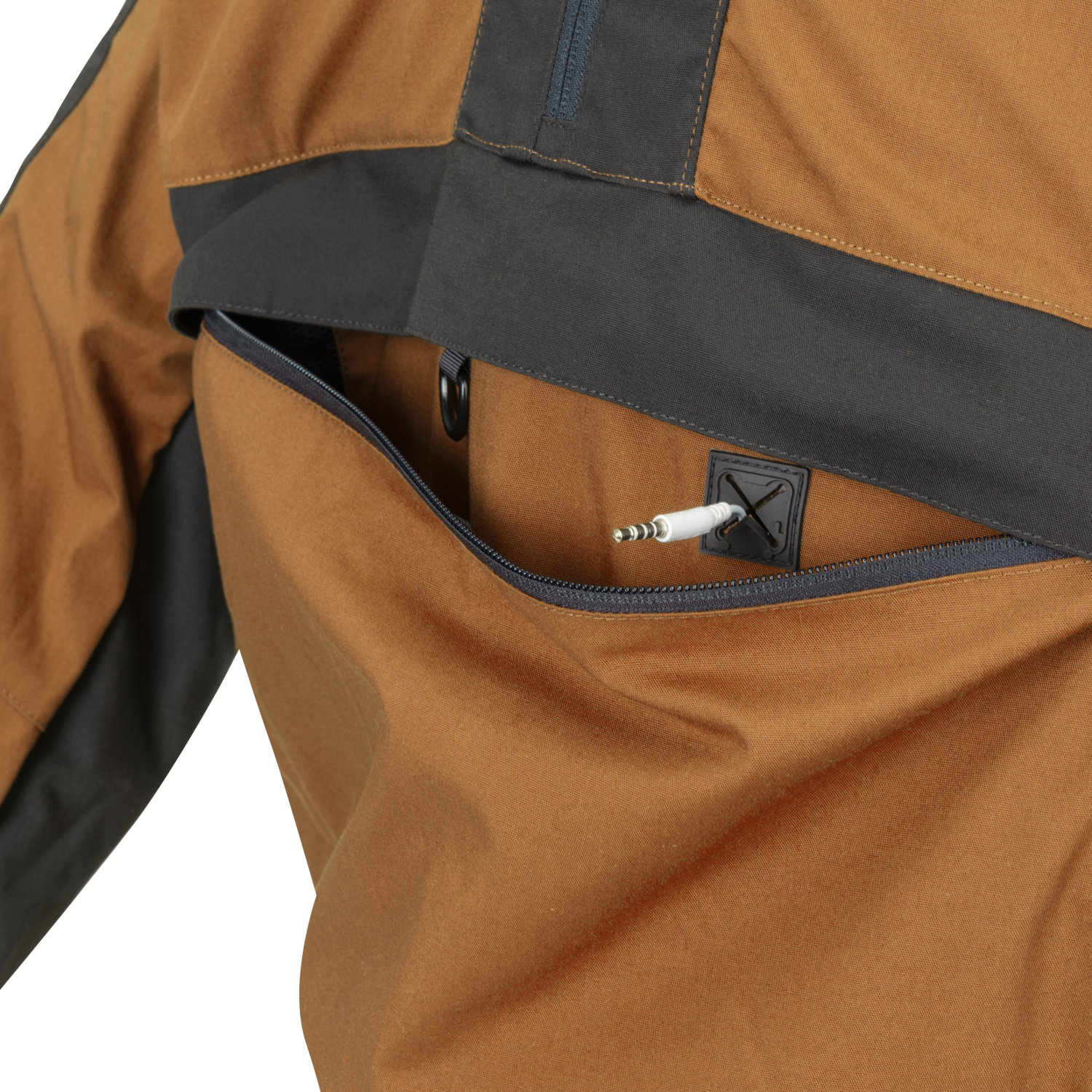Woodsman Anorak Jacket (Coyote/Ash Grey)
