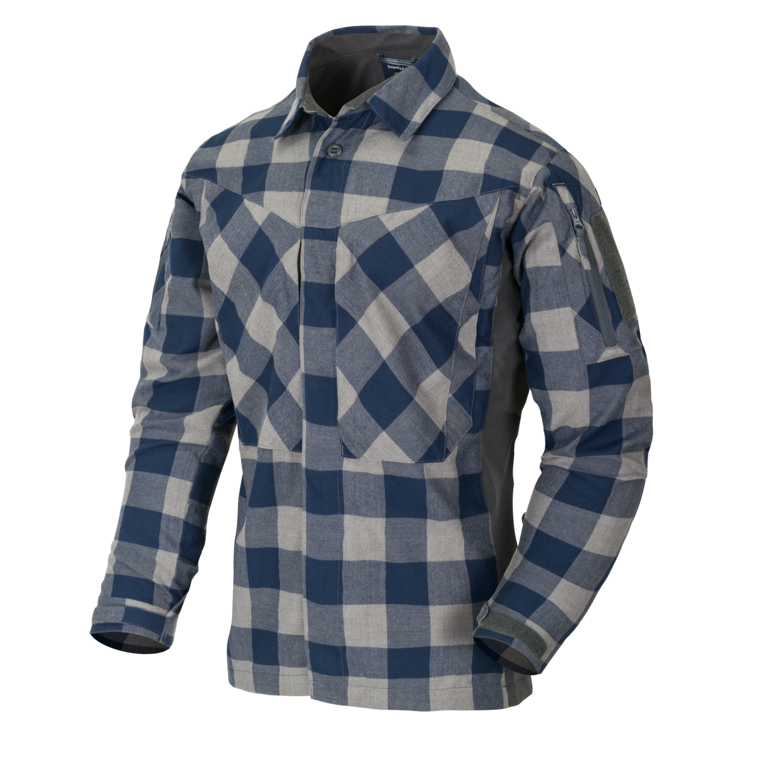 MBDU Flannel Shirt (Slate Blue Checkered)