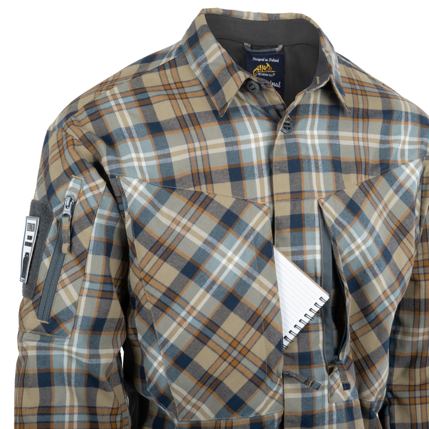 MBDU Flannel Shirt (Slate Blue Checkered)