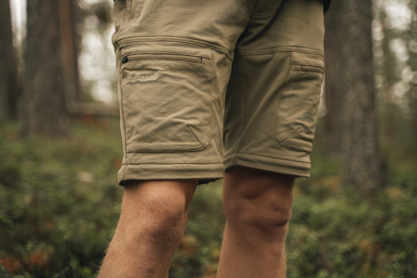 Finnveden Hybrid Zip-Off Afritsbroek (Zwart)