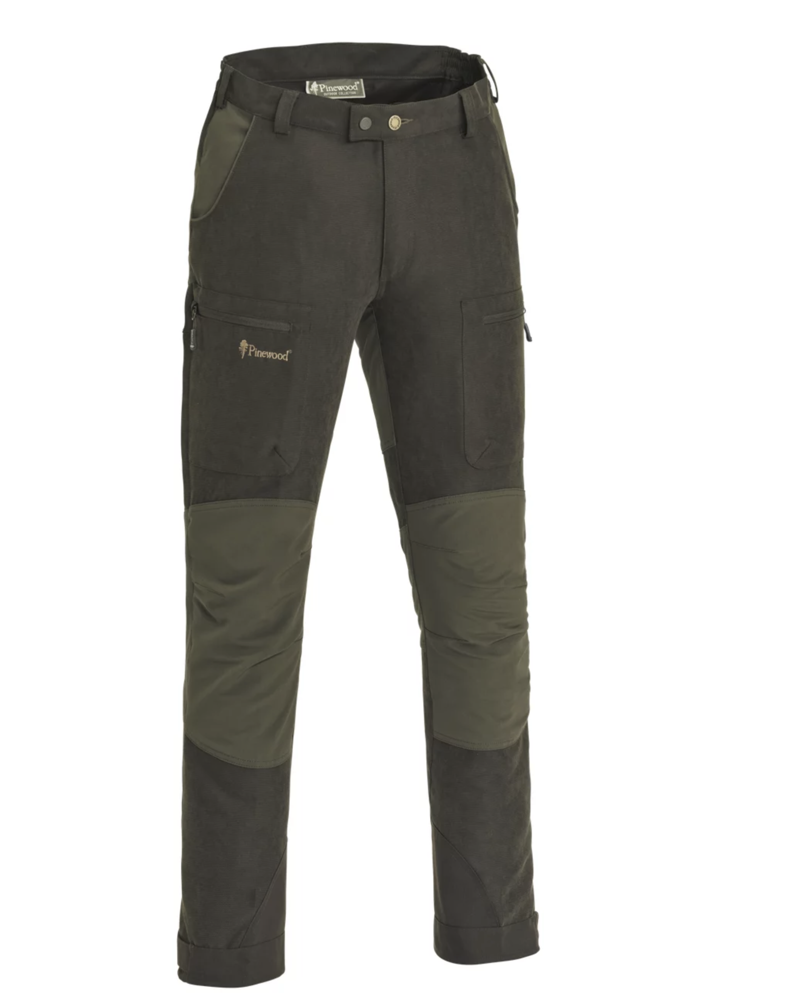Caribou Hunt Broek (Suede Bruin / Donkergroen)