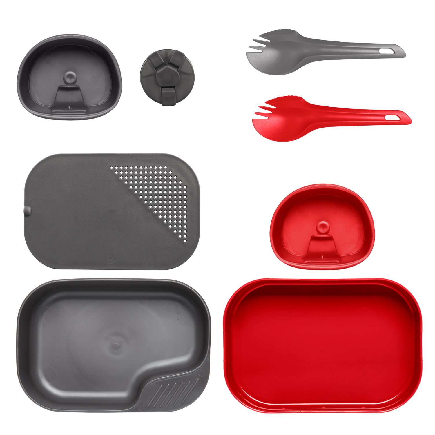 CAMP-A-BOX Duo Complete (Red / Dark Grey A)