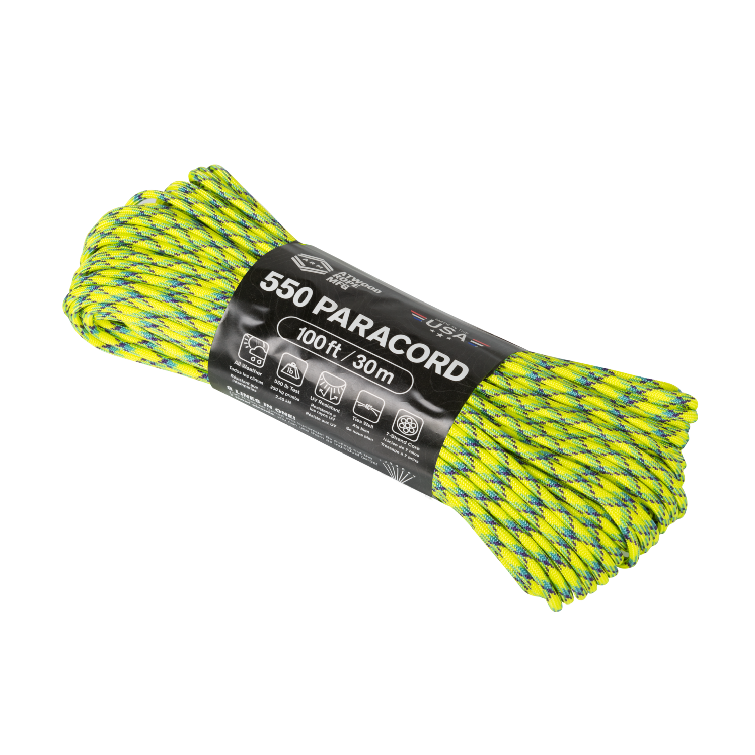 550 Paracord 30m (Xanthoria)