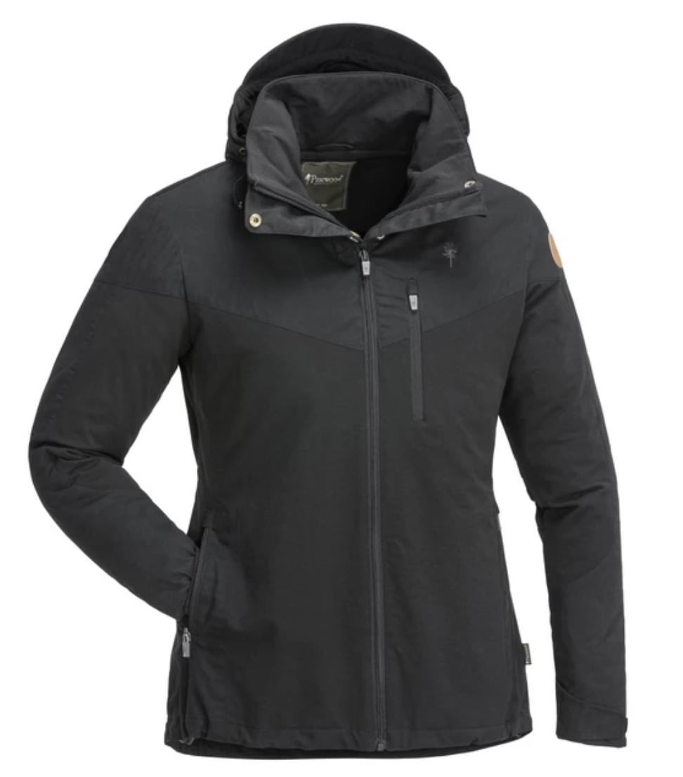 Dames Finnveden Hybrid Jas (Zwart)