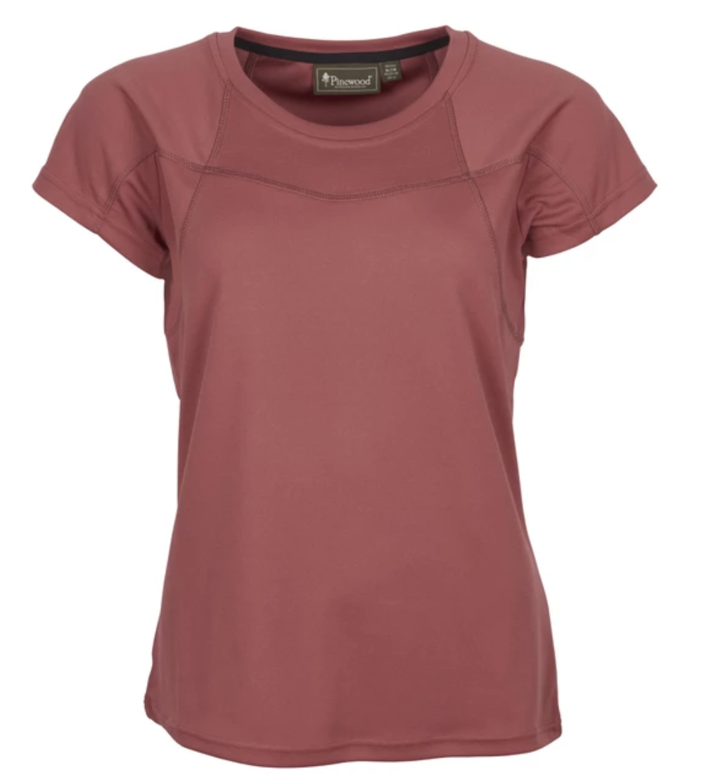 Dames Function T-Shirt (Roest Roze)