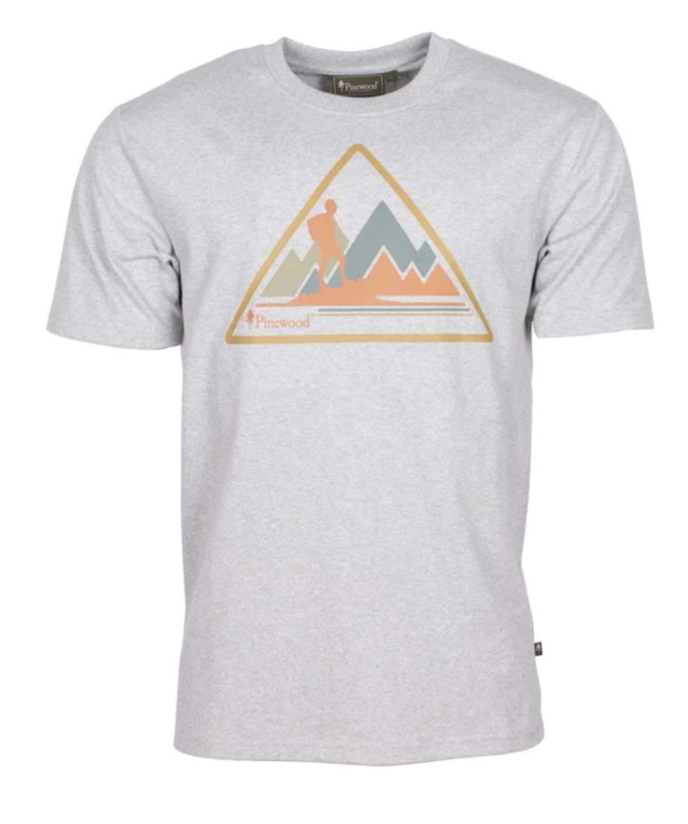 T-Shirt Outdoor Trekker (Licht Grijs)