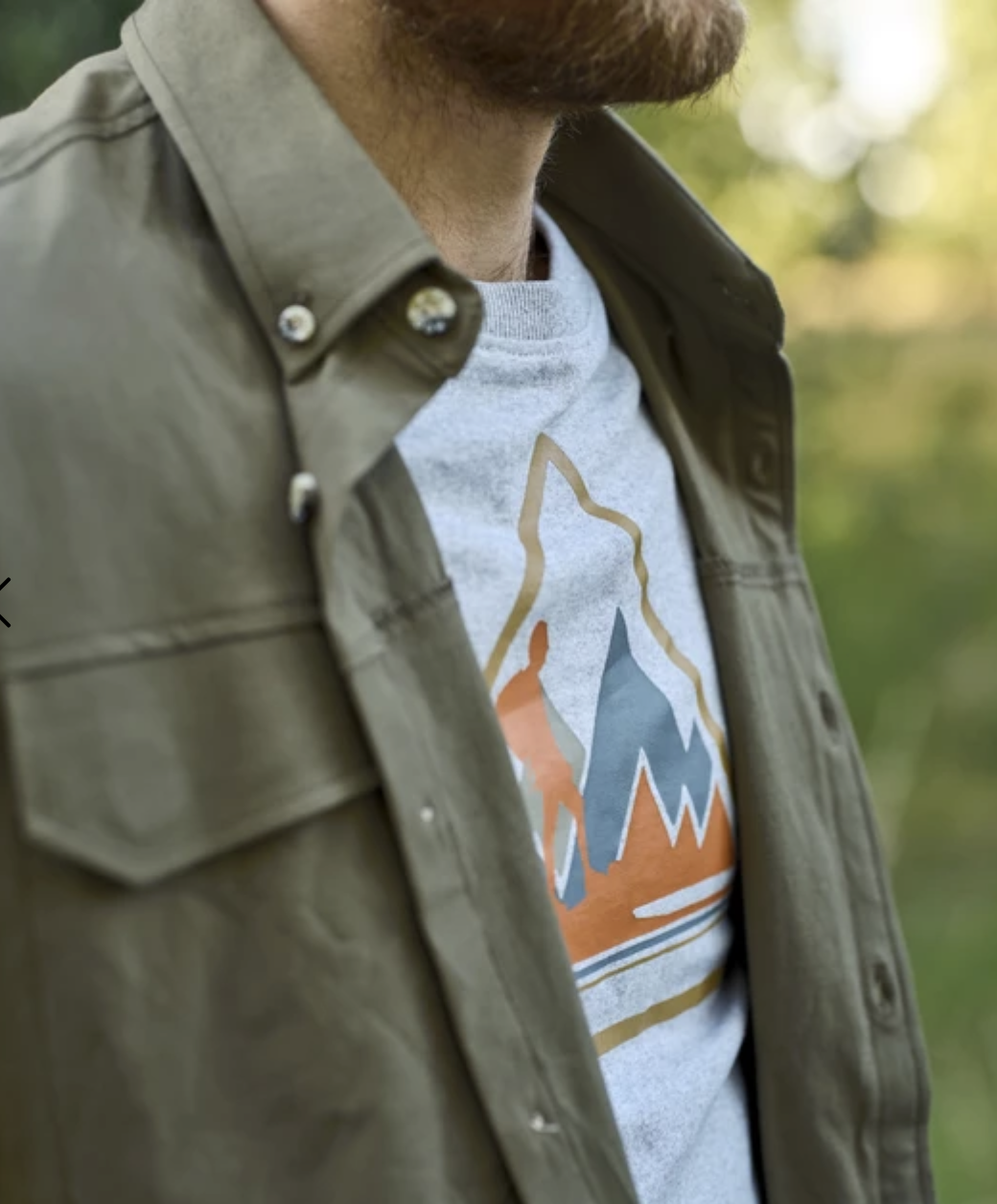 T-Shirt Outdoor Trekker (Licht Grijs)