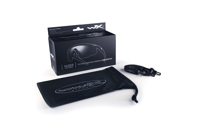 Saber Advanced Smoke/Clear (Matte Black Frame)