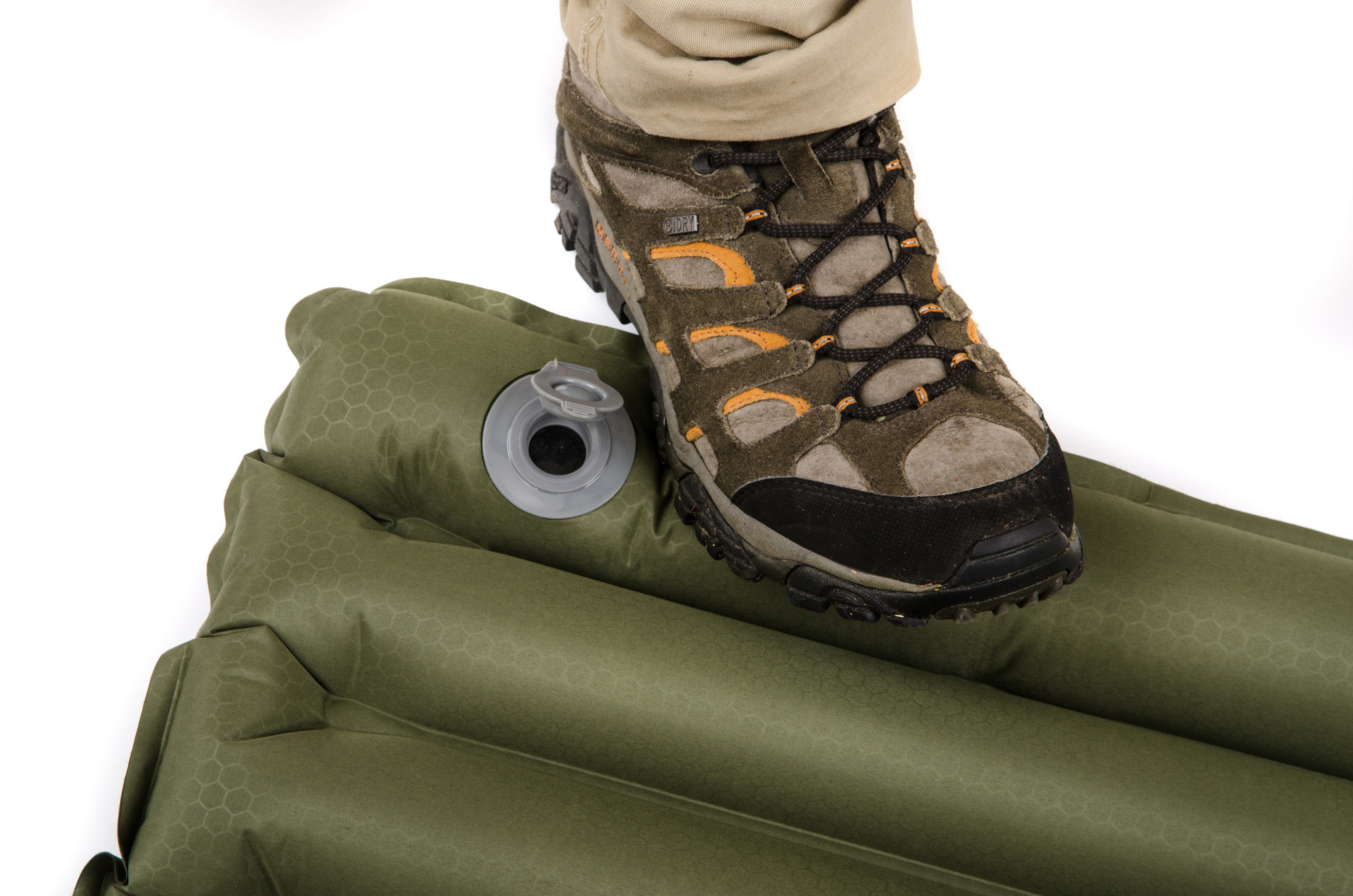 Air Mat With Foot Pump (Blue)