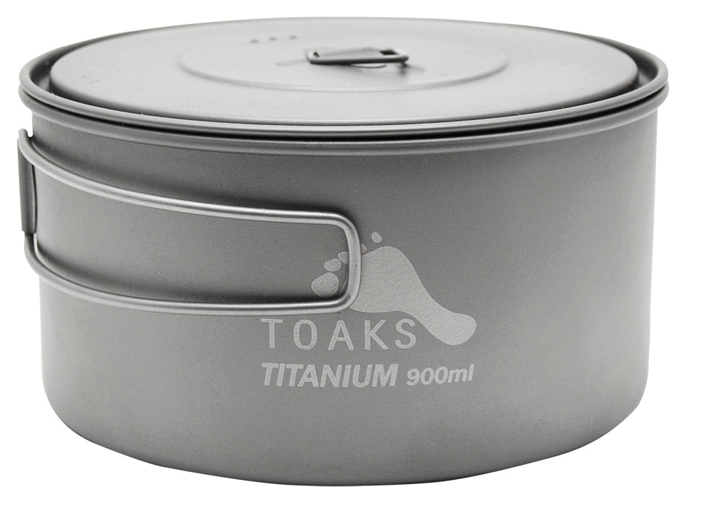 Titanium Pot With Lid (900ml)