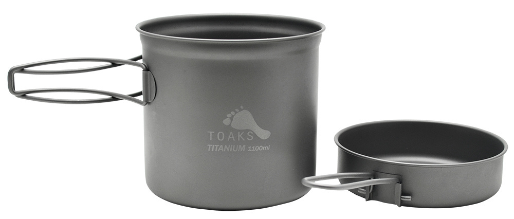 Titanium Pot With Pan (1100ml)