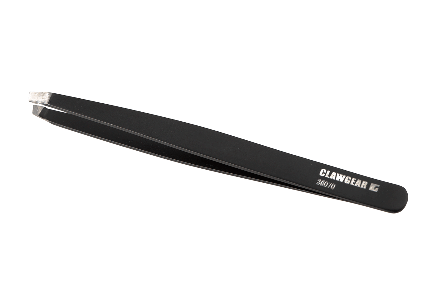 Slant Tip Tweezers 11,5cm (Black)