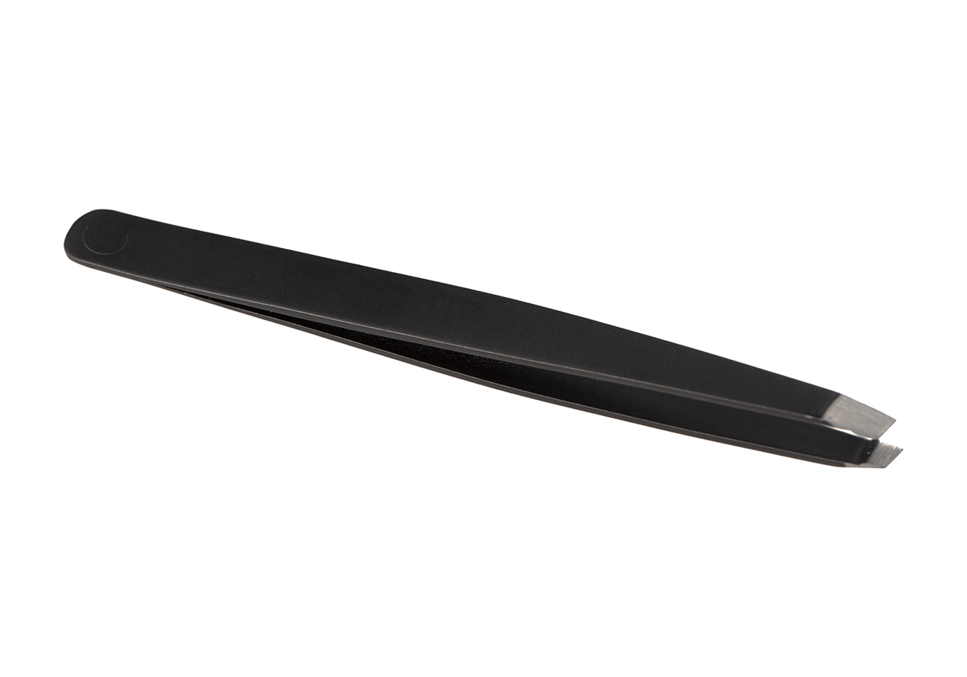 Slant Tip Tweezers 11,5cm (Black)