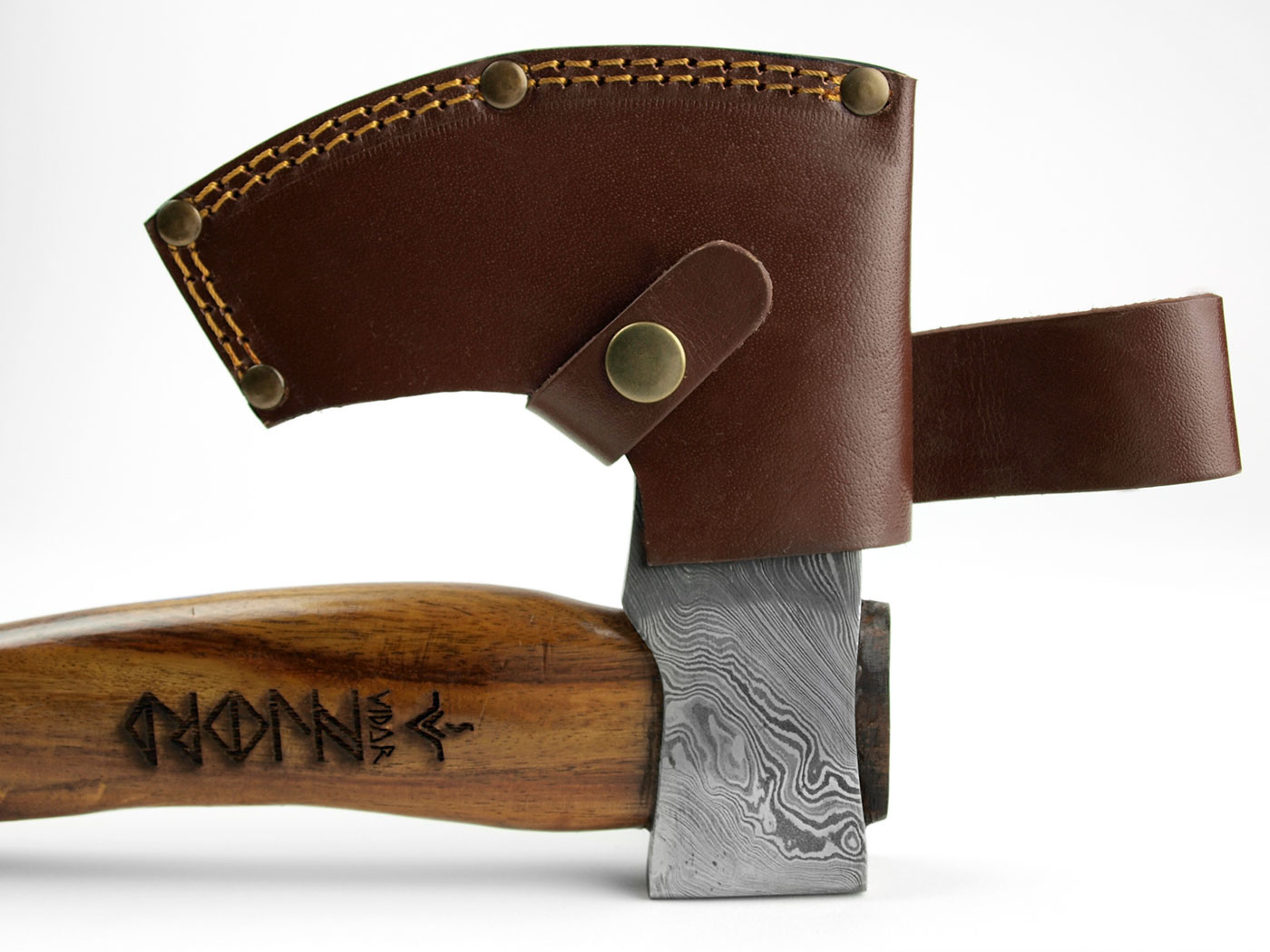 Vidar Damast Vikingbijl (Medium)