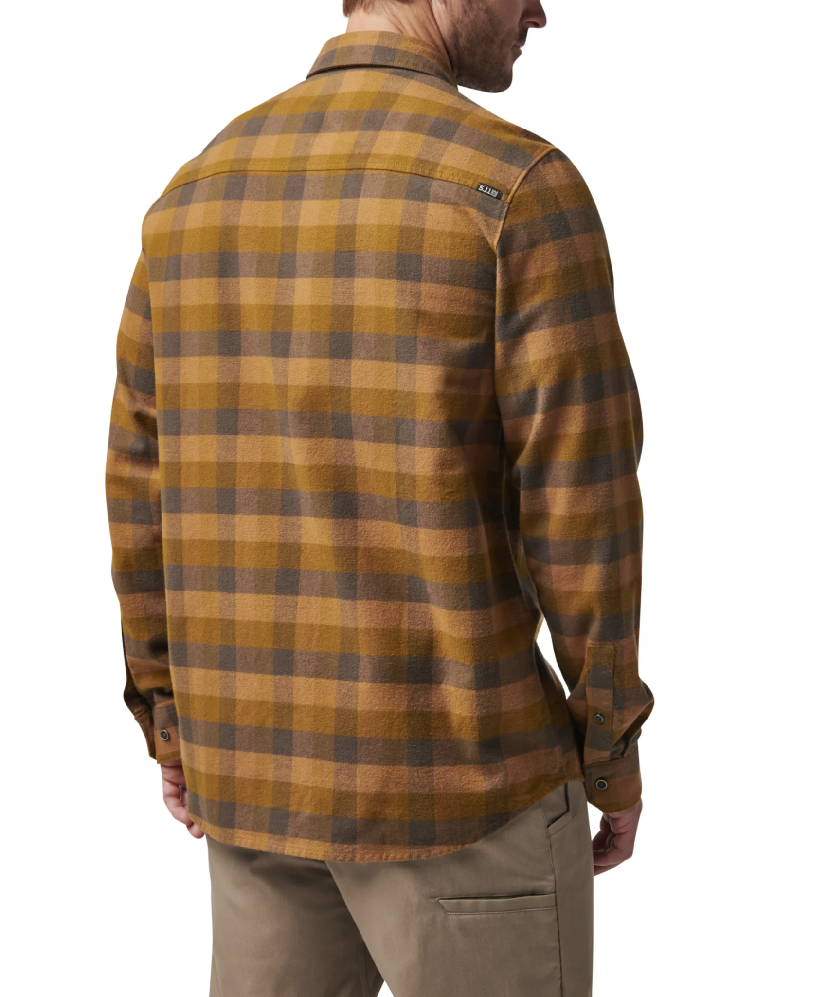 Lester Long Sleeve Shirt (Brown Duck Plaid)