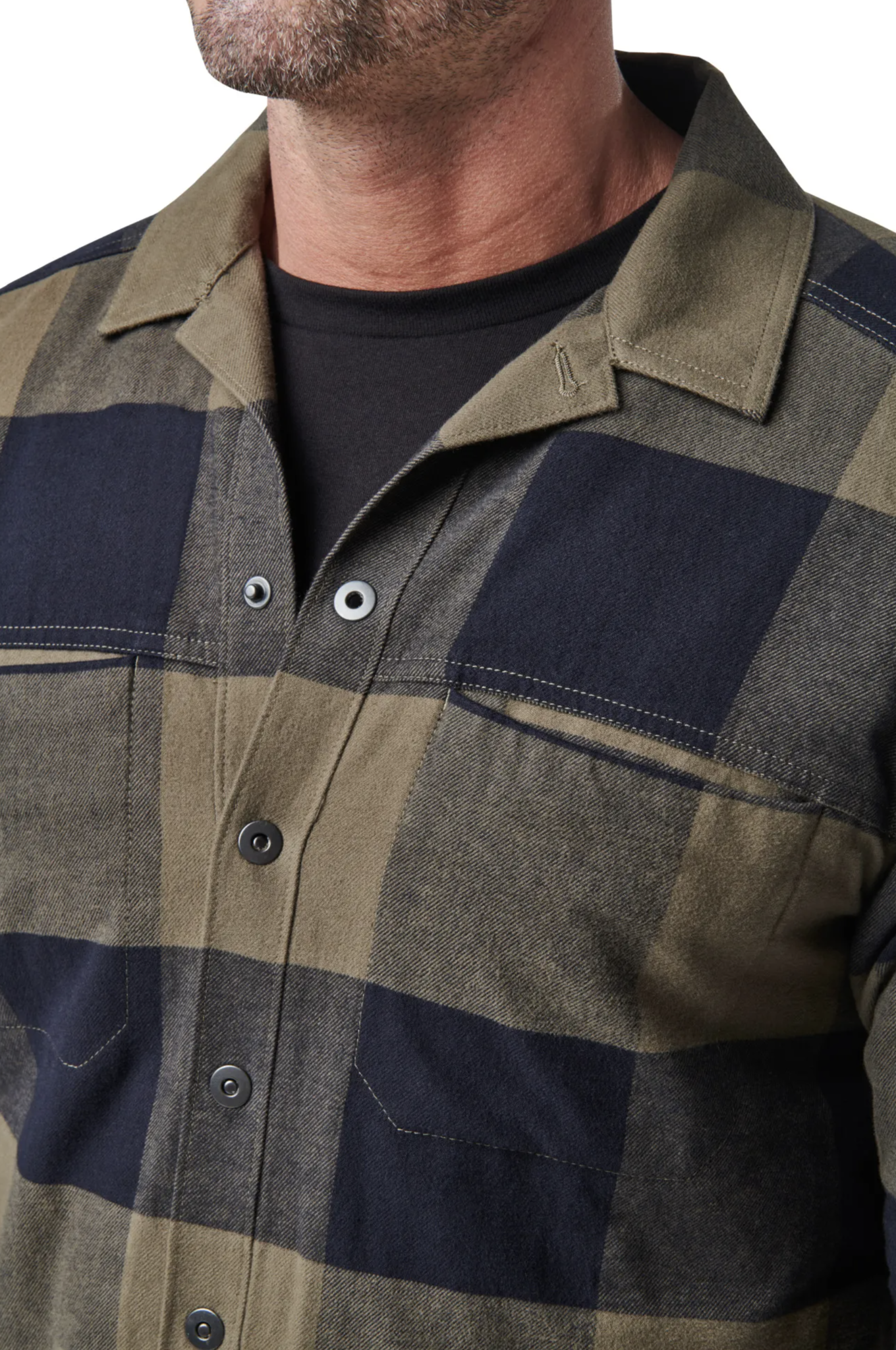 Lester Long Sleeve Shirt (Brown Duck Plaid)