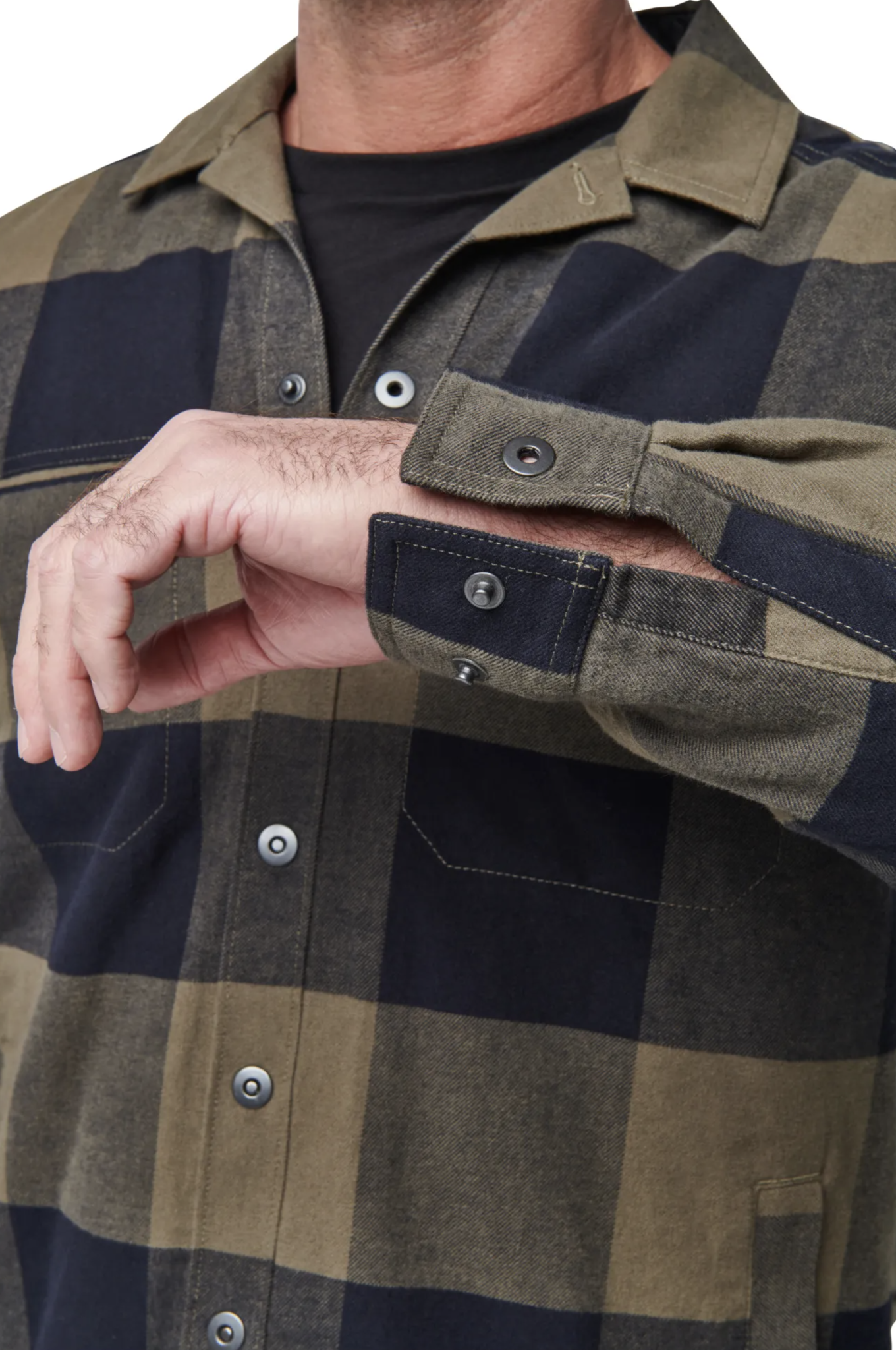 Lester Long Sleeve Shirt (Brown Duck Plaid)