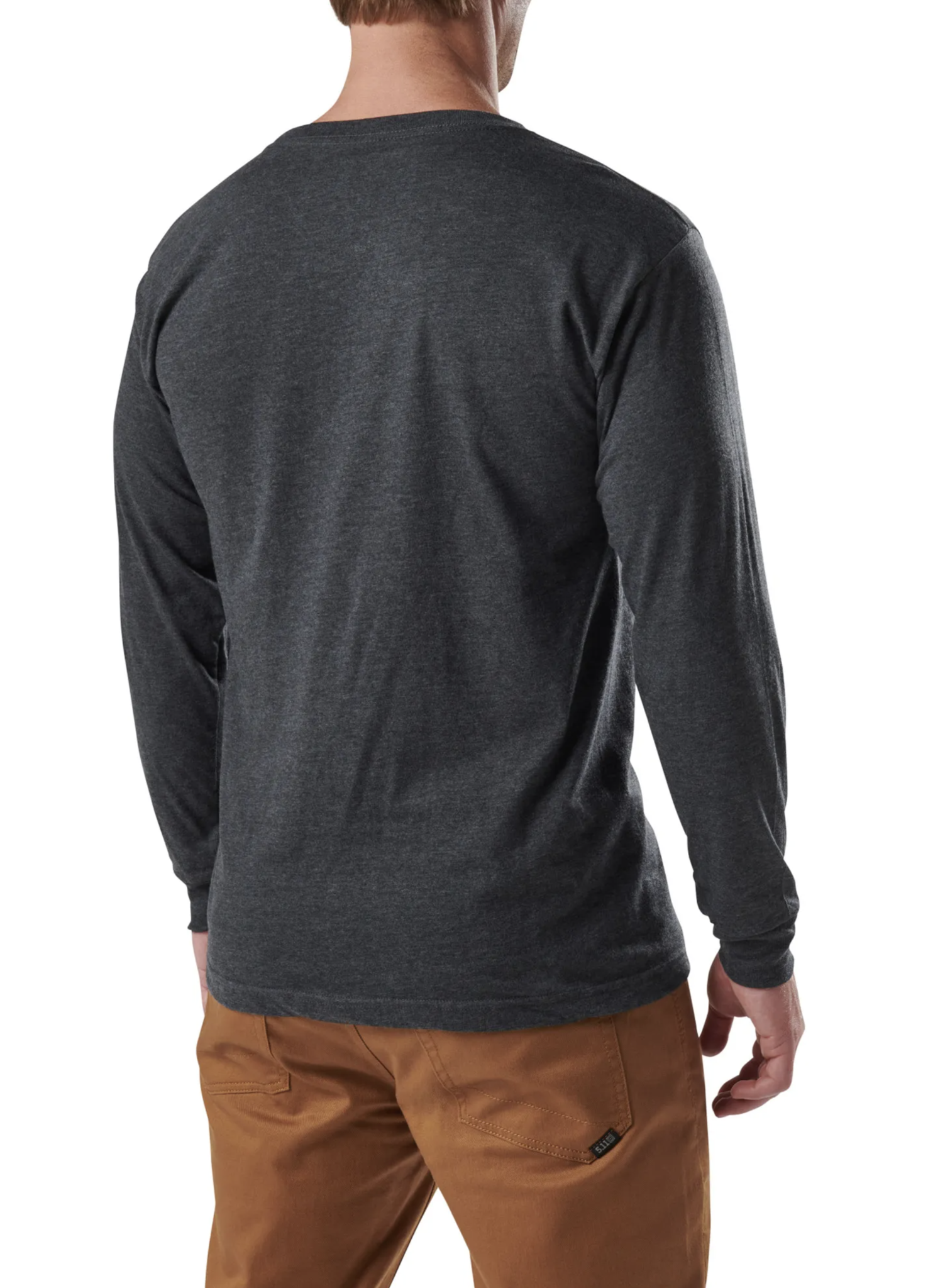 Axe Mountain Long Sleeve T-Shirt (Charcoal Heather)