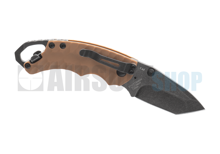 Shuffle II Linerlock Folder Knife (Tan)