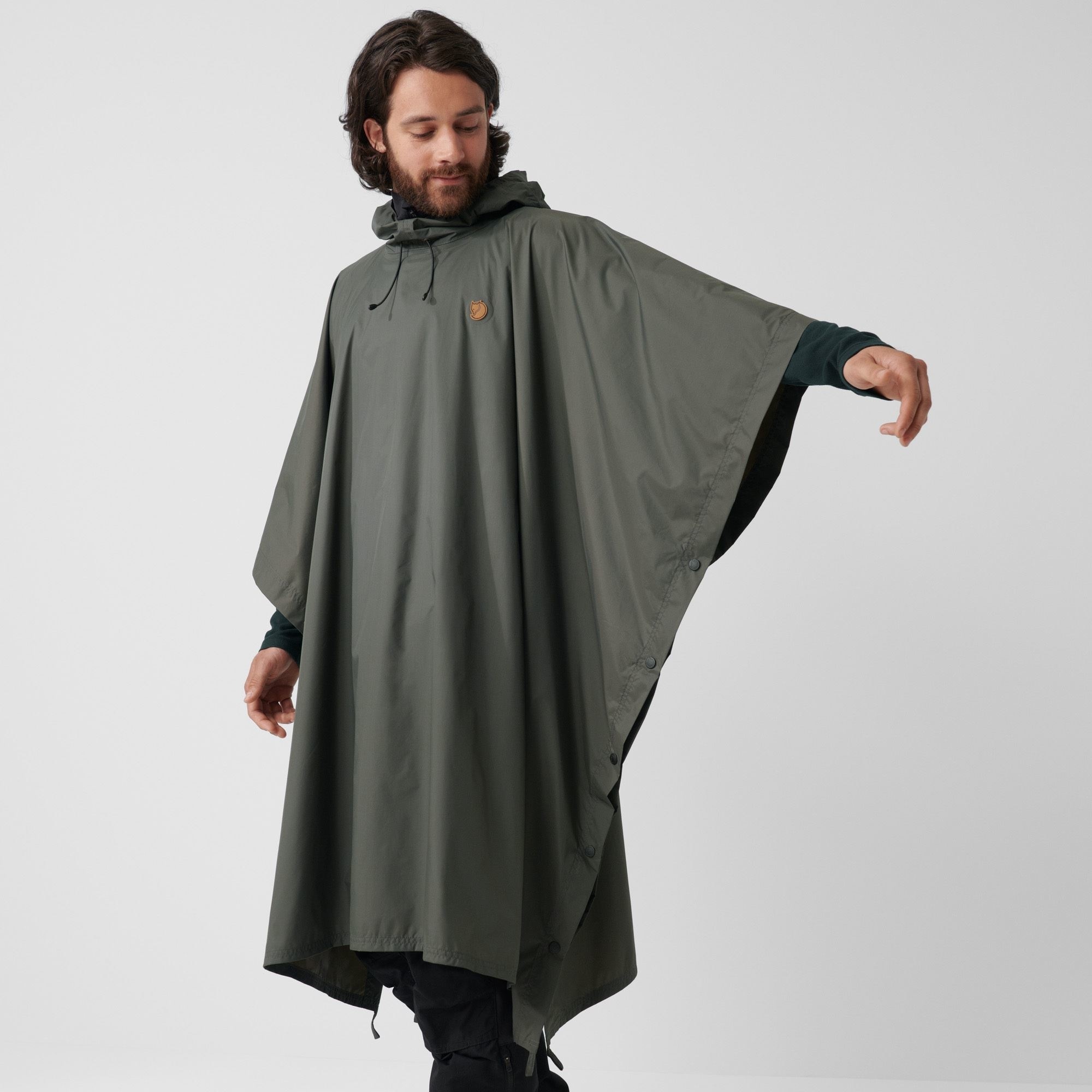 Poncho (Dark Olive)