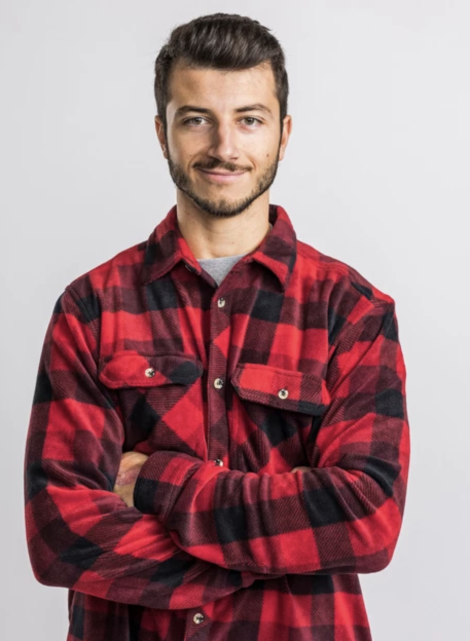 Finnveden Canada Fleece Hemd (Groen/Zwart)