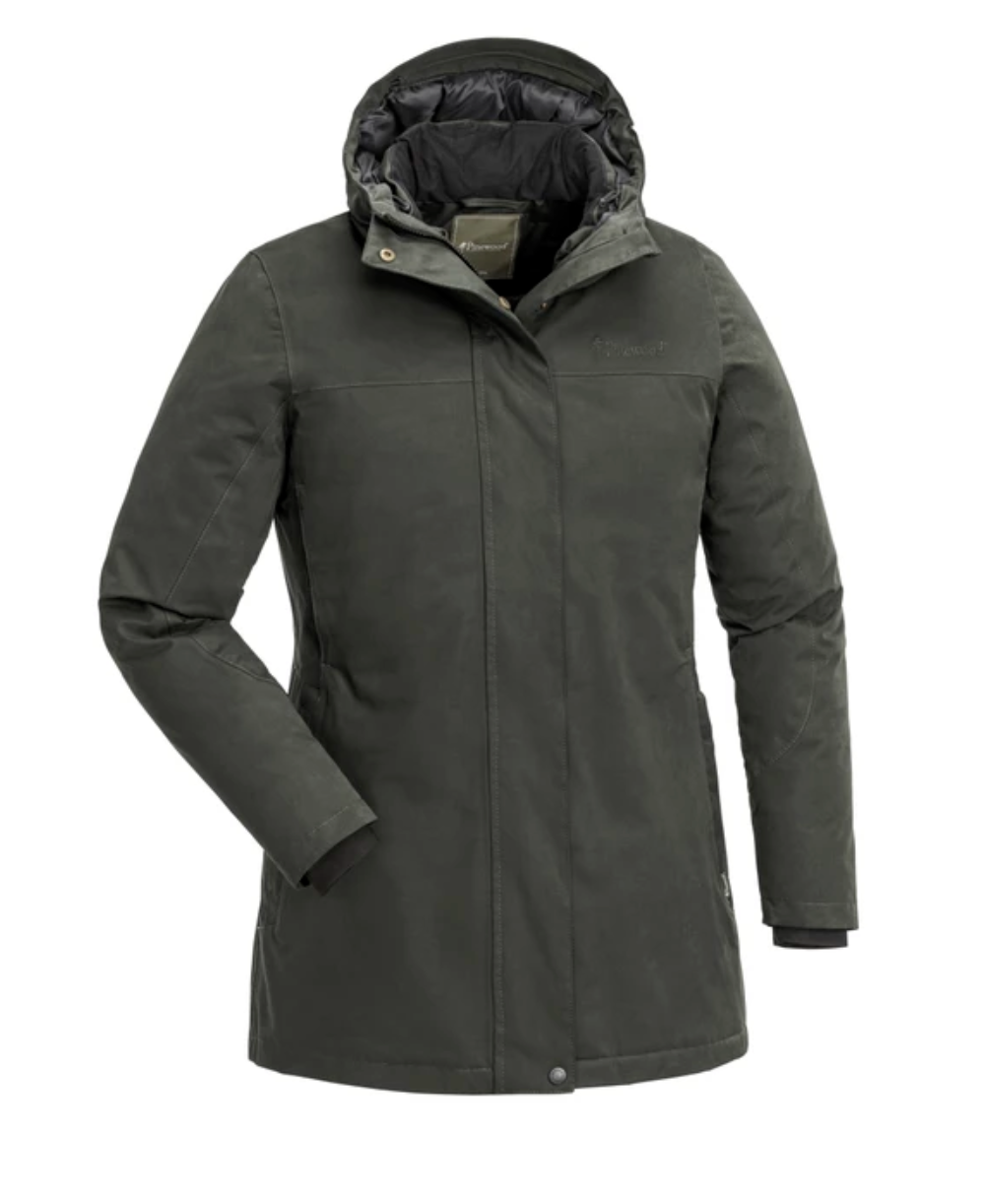 Dames Värnamo Padded Jas (Donkergroen)